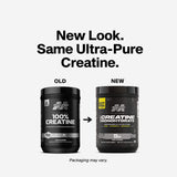 Envase de creatina monohidratada Muscletech Platinum 100% Creatine, 450g, sin sabor, para fuerza y recuperación muscular. cambio de presentacion