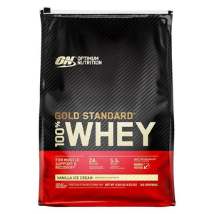 bolsa de proteína Gold Standard 100% Whey sabor Vanilla Ice Cream, 2 libras