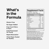 Tabla de información nutricional de la proteína Nitro Tech Whey Gold de MuscleTech.