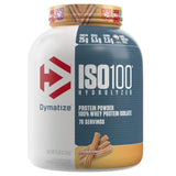 Proteína ISO100 Hydrolyzed de Dymatize 5 lb sabor Cinnamon Churro con 76 servicios.