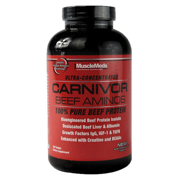 Carnivor beef aminos - musclemeds, 300 tabletas