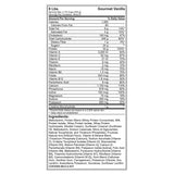 Tabla nutricional de Super Mass Gainer Dymatize 6 lb sabor Vainilla